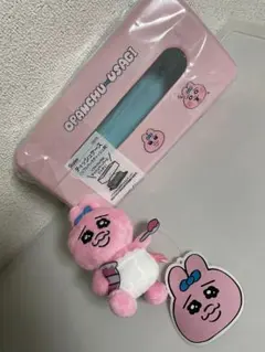 おぱんちゅうさぎ　ティッシュケース　ミニ　マスコット　ぬいぐるみ