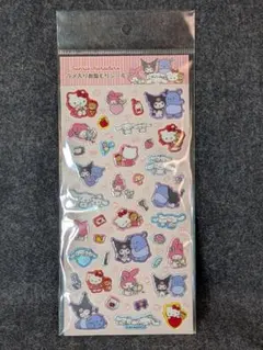 【シール】サンリオ ラメ入り樹脂もりシール