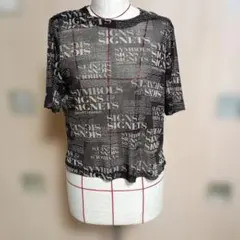 シースルーブラックTシャツ