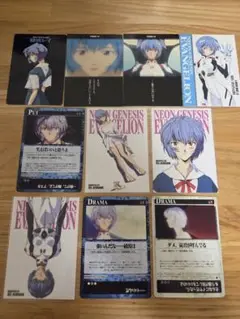 エヴァンゲリオンカードダスマスターズカード綾波レイイラストセット