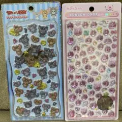新品　ボンボンドロップミニうるおいちゃん　プチドロステッカー　トムジェリベビー