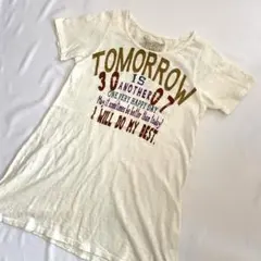 ハートマーケット　ロング丈　半袖　Tシャツ　トップス　⚠︎まもなく処分⚠︎
