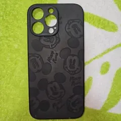ミッキーマウス iPhoneケース ブラック