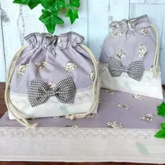 ハンドメイド 弁当袋 コップ入れ ランチョンマット ハンドメイド