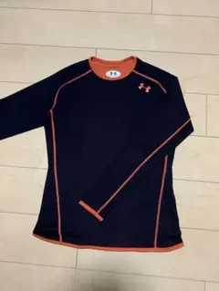 Under Armour 長袖シャツ MD ネイビー/オレンジ(リバーシブル)