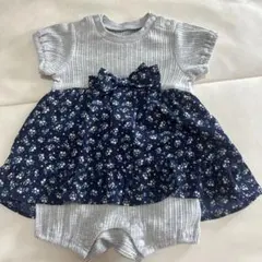 アプレレクール　ワンピース風ロンパース　女の子　 70 花柄