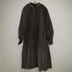 3万円相当パールパーツつきデニム半袖ワンピース - メルカリ
