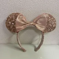 ディズニー　カチューシャ　スパンコールミニー