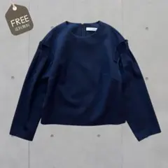 未使用✨ADORE　アドーア　23AW　ぺプラムブラウス　ストライプ　雑誌掲載品 セール】 ◇オーガンザストライプブラウス （シャツ・ブラウス