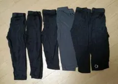 黒のキッズスパッツ6点セット　サイズ105