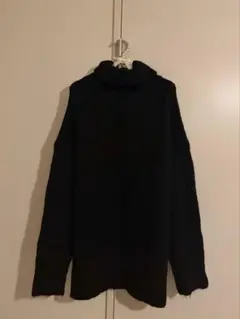 ZARA ニットトップス ブラック
