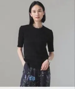 【別注】スタイリスト佐藤佳菜子 × SLOANE / クルーネックリブ Tシャツのサムネイル