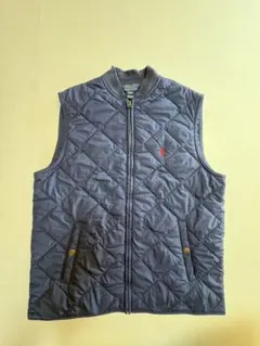 Polo Ralph Lauren キルティングベスト ネイビー - メルカリ