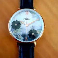 値下げ!FOSSIL レディース 時計 フラワー柄のサムネイル