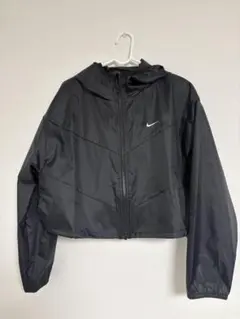 NIKE ウィメンズ クロップド丈 フーデッドジャケット ブラック XLのサムネイル