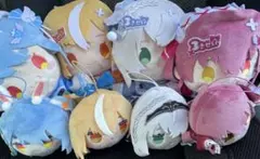 ホロライブパペットぬいぐるみ 寝そべりミニマスコット コンプセット