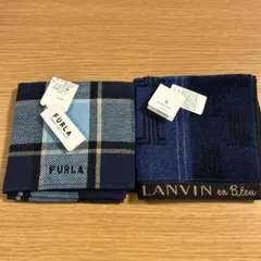 FURLA LANVIN en Bleu ハンカチ 2枚セットのサムネイル