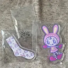 靴下屋 Tabio ナルミヤ　アクリルキーホルダー メゾピアノ　ベリエ