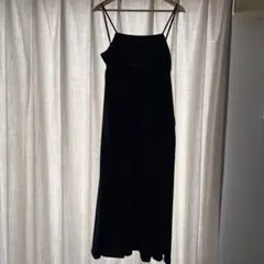 ブラック キャミワンピース　ローリーズファーム