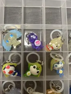 ケアベア　めじるしアクセサリー　クリア　紫