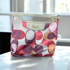 COACH コーチ ショルダーバッグ シグネチャー マルチカラー