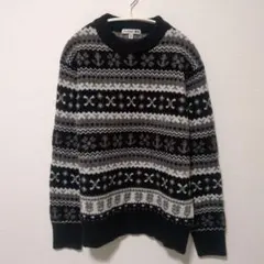 美品】ユニクロ×JW ANDERSON スフレヤーンフェアアイルセーターXS錨柄