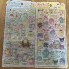 匿名配送　正規品　うるちゅるポップシール　サンリオ　はぴだんぶいシナモンメロクロ