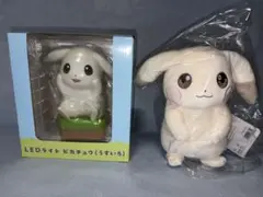 ぽこあ ポケモン うすいろ ピカチュウ ぬいぐるみ + ライト セット ポケセン