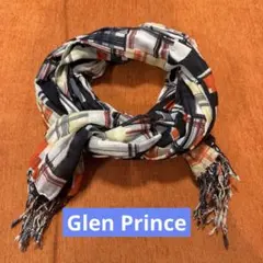 【美品良品】Glen Prince ストール チェック柄 コットン
