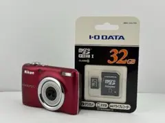 Nikon コンパクトデジタルカメラ COOLPIX L23 レッド 単3 Amazon | NikonデジタルカメラCOOLPIX L23 レッド L23RD | コンパクト 通販