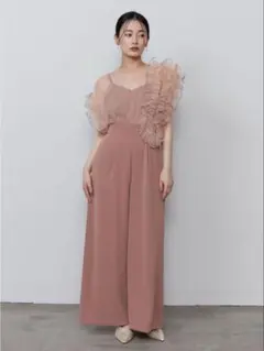 【LAGUNAMOON】LADYバイカラーメロードッキングコンビネゾン