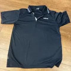 adidas ブラック ポロシャツ Mサイズ