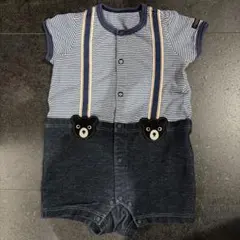 ミキハウス　ダブルビー　ダブルB ロンパース　半袖　男の子　カバーオール