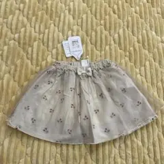 mamaraku花柄キュロット 100cm