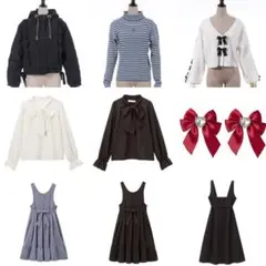 【美品】ブルー、ブラック系　9点まとめ売り
