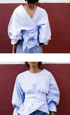 【THE NEWHOUSE】MERCER BLOUSE ギンガムチェック