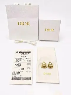 DIOR ディオール CDロゴ パール ピアス hg