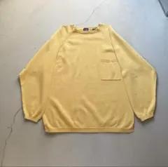 （希少）OLD GAP ラグランコットンニット 90s香港製オールドギャップ