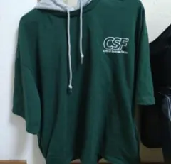 WEGO 半袖パーカー　size　L　2枚(白、緑)