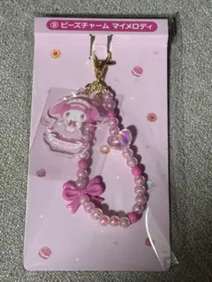 ビーズチャーム　マイメロディ