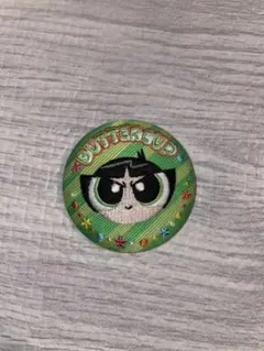 パワーパフガールズ バターカップ 刺繍缶バッジ