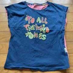 Jack Wolfskin Tシャツ 青色 ピンク色のサムネイル