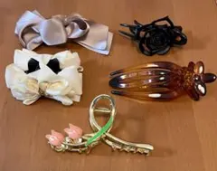 ヘアアクセサリー、ヘアクリップ 5個セット