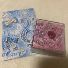 平成レトロ 平成女児 ハート リボン メモ帳 当時物