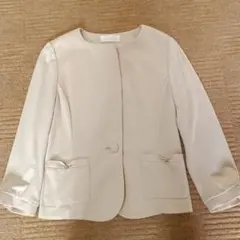 美品【Feroux】 ノーカラージャケット　Mサイズ