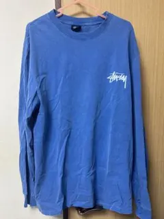 Stussy 長袖Tシャツ Lサイズ 青