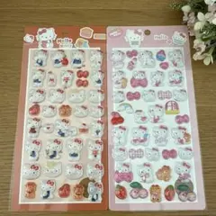 キティちゃん　サンリオ　2点セット　立体シール②