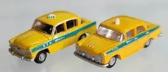 1/150 ジオコレ「ザ・カーコレクション～昭和30年代のタクシー」2種セット