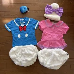 TDR 公式　ドナルドダック　デイジーダック　コスチューム　90cm