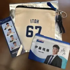 ヤクルトスワローズ　伊藤琉偉　スワポン　グッズ
